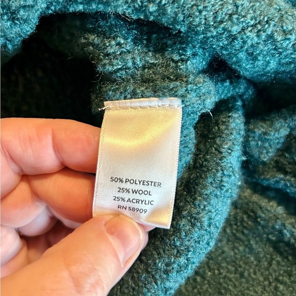 Westbound Women’s Teal Cowl Neck Sweater Size 3X - Picture 7 of 7